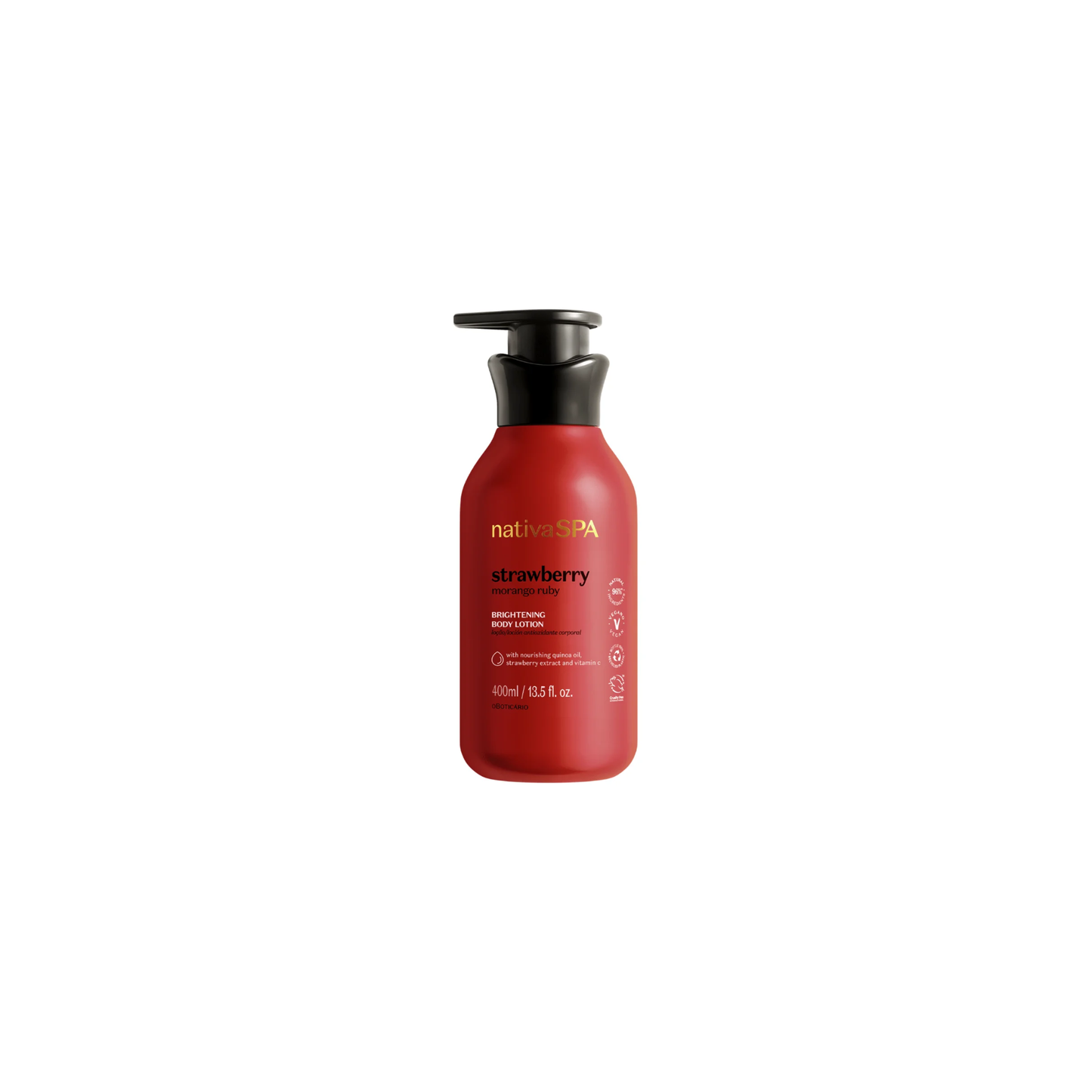 Loção Desodorante Corporal Nativa SPA Morango Ruby 400ml