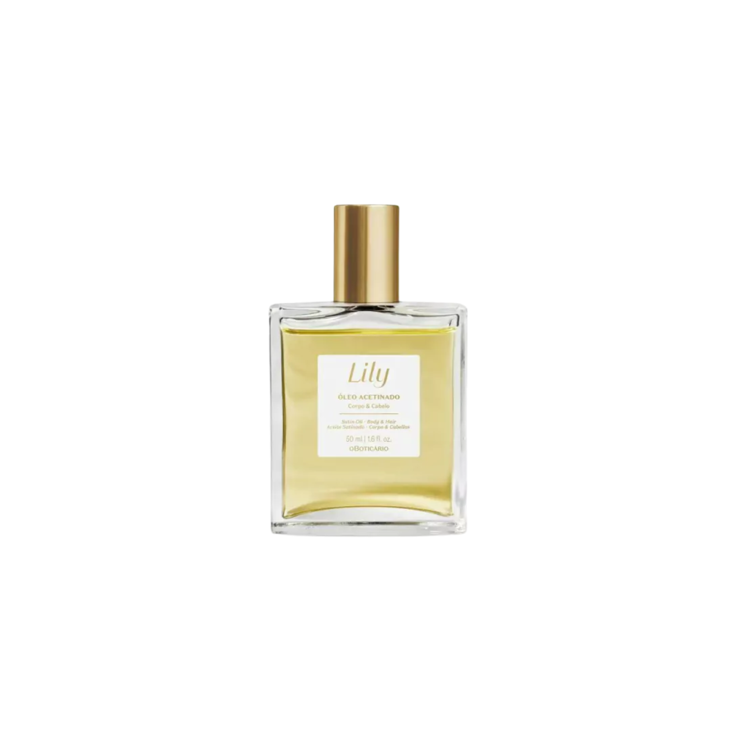 Óleo Acetinado Multifuncional Corpo e Cabelo Lily 50ml