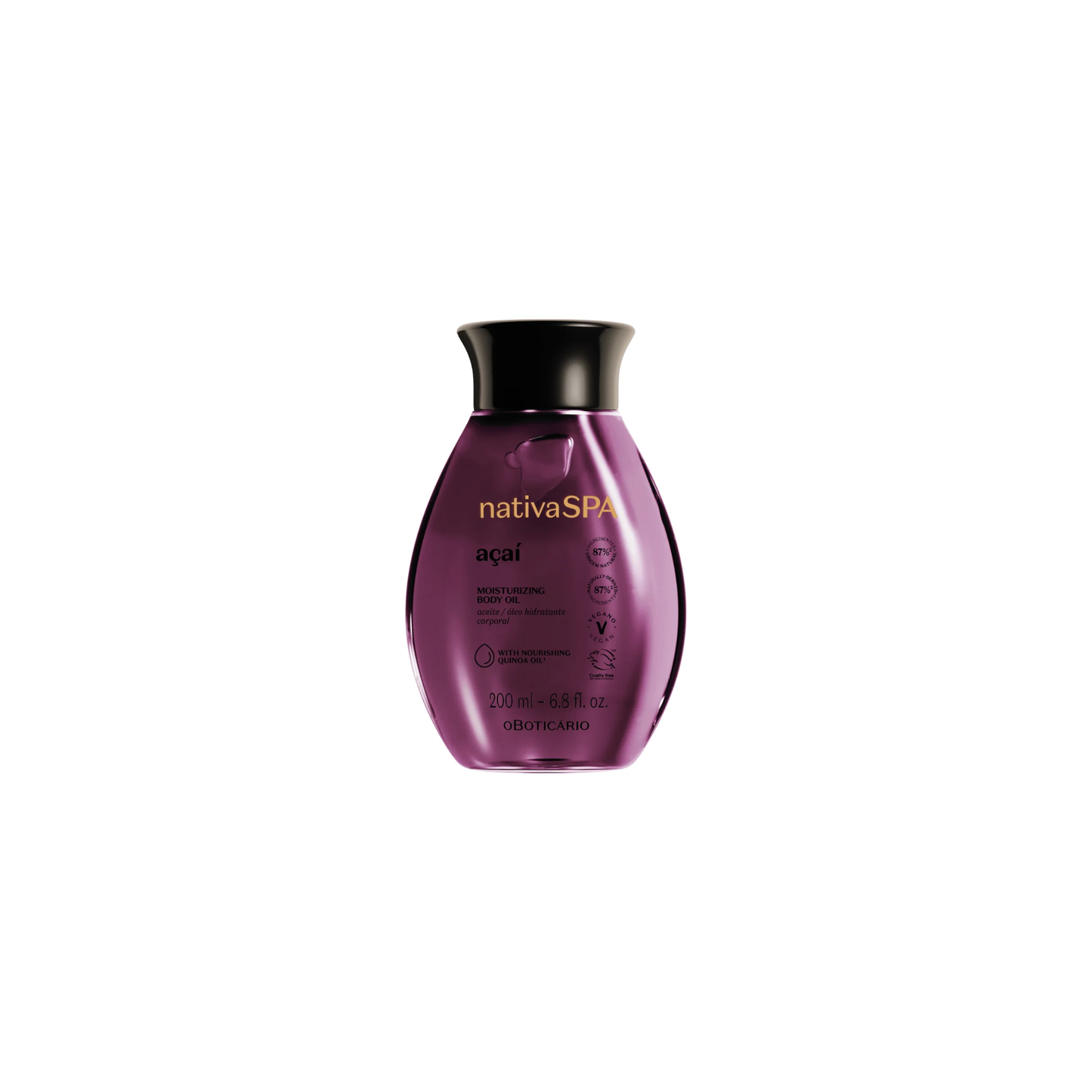 Óleo Desodorante Hidratante Corporal Nativa SPA Açaí 200ml