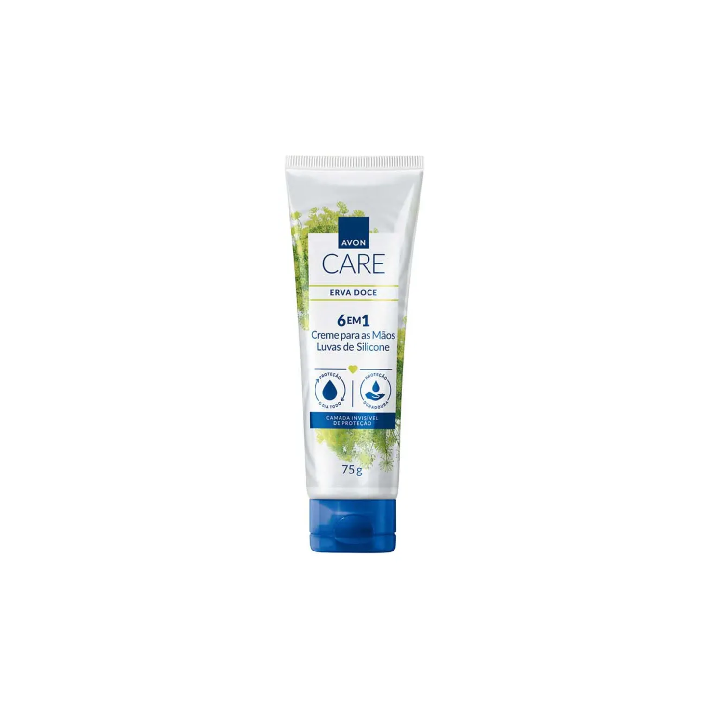 Avon Care Erva Doce Luvas De Silicone Creme Para Maos 75g